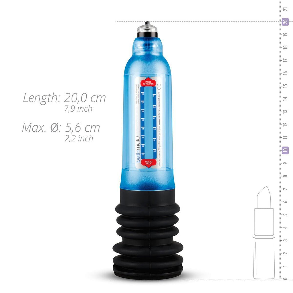 Pompa per Pene Bathmate Hydro7 Sviluppatore Allungamento Ingrandimento ad Acqua