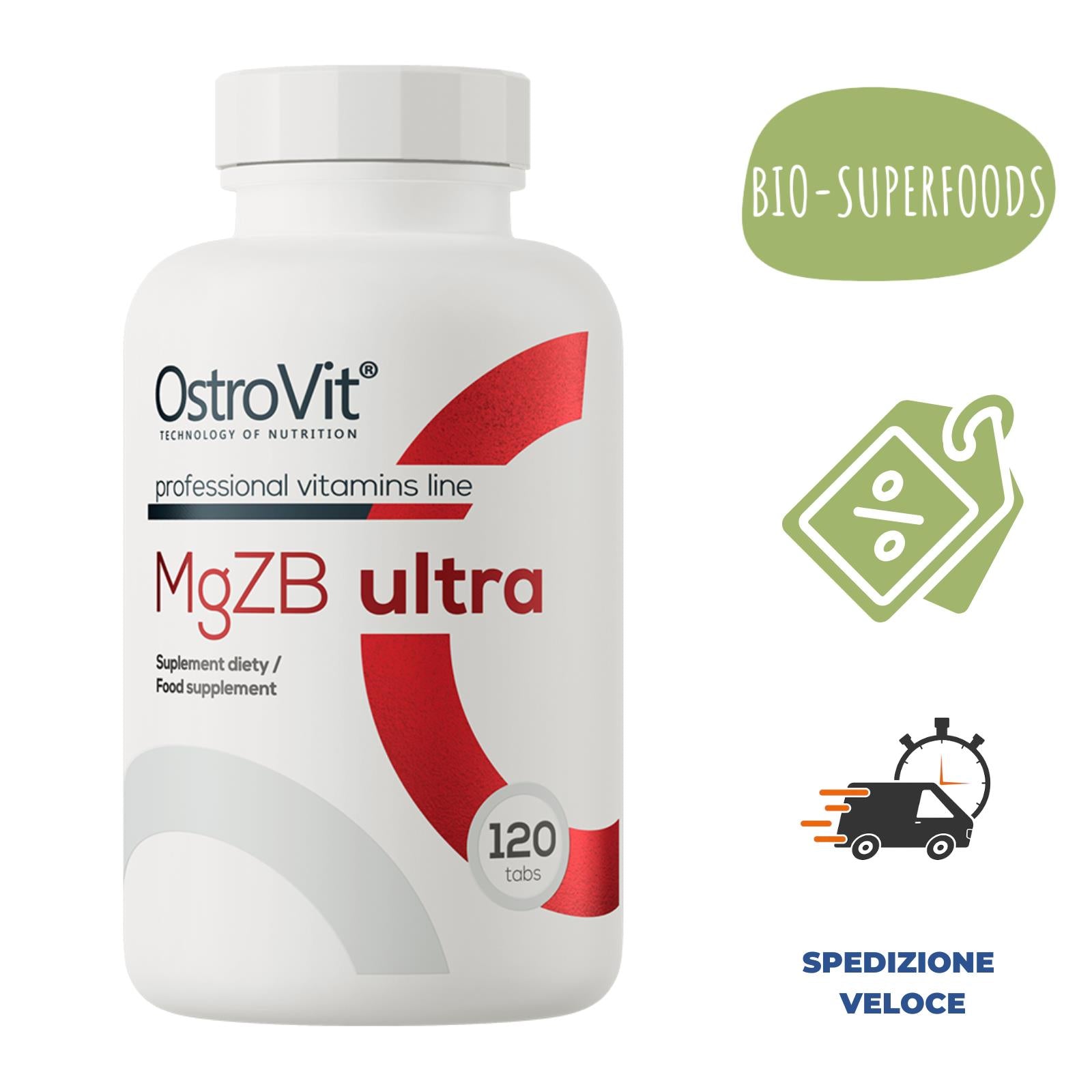 ZMA Magnesio Vitamina B6 Zinco Mg ZB Integratore Massa Muscolare Stanchezza