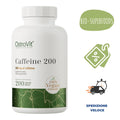 Caffeina Pura 200 mg Integratore Termogenico Energetico Brucia Grassi Sport Veg