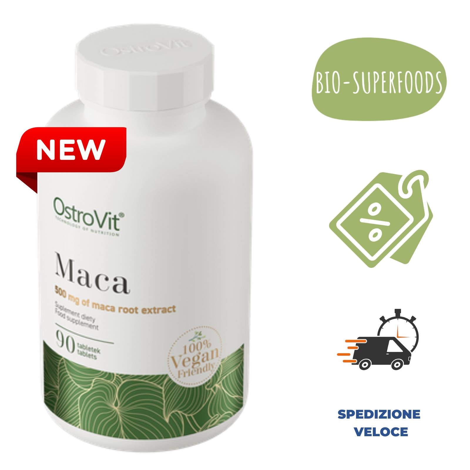 Maca Peruviana Integratore Stimolante Sessuale Fertilità Energia e Libido 500mg