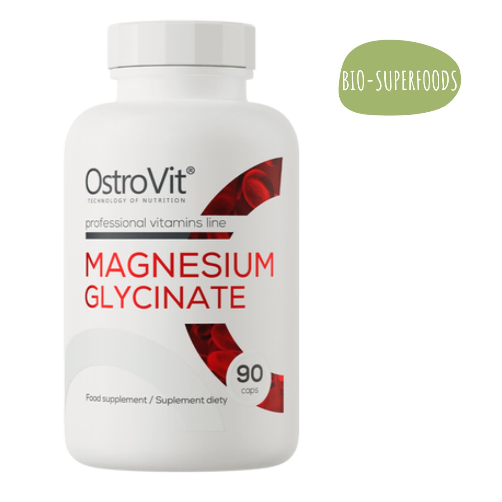 Magnesio Glicinato 400mg | 90 Capsule Vegane | Alta Biodisponibilità Bio Crampi