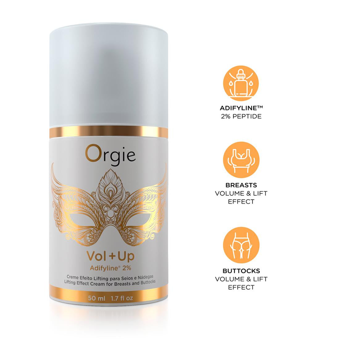 Vol+Up 2% Adifyline® Peptide - Crema Volumizzante Seno e Glutei (Effetto Lifting)