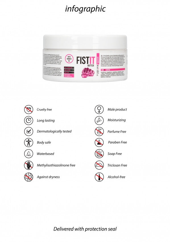 Fist IT Butter 300ml - Crema Lubrificante per Fisting a Lunga Durata