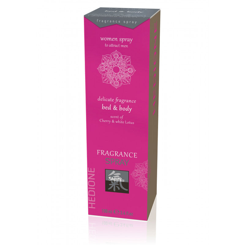 HOT Spray Afrodisiaco Lei 100ml - Profumo Cherry & White Lotus per Corpo e Tessuti