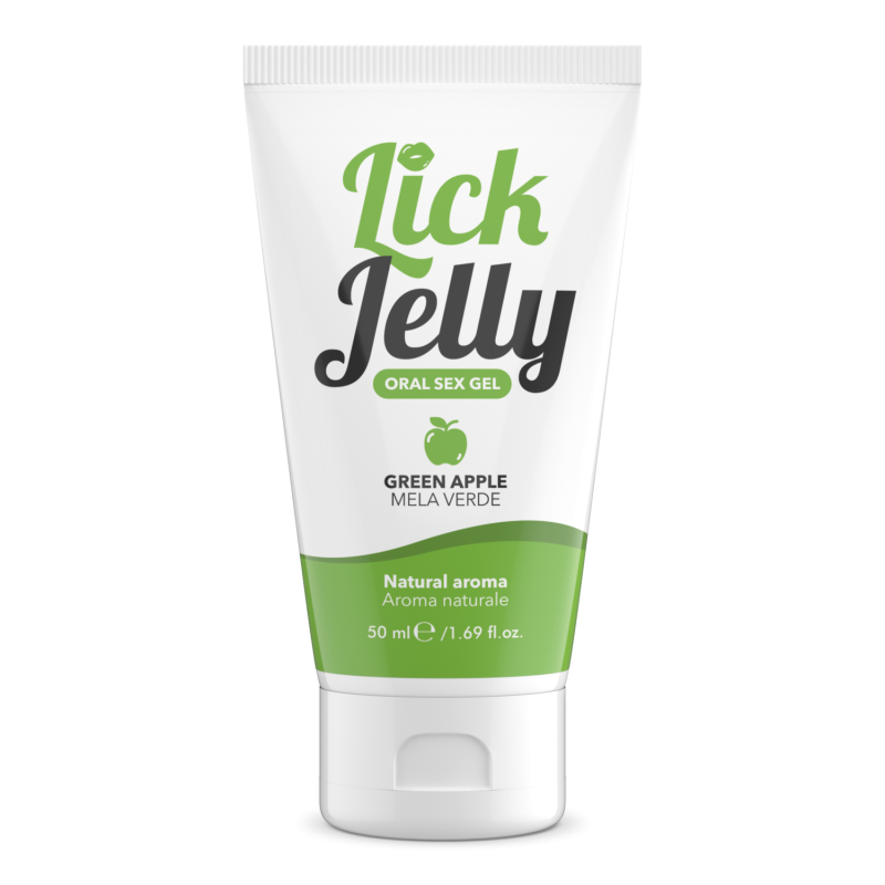 Lick Jelly Mela Verde - Lubrificante Edibile a Base Acquosa 100ml