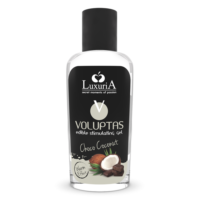 Voluptas Coconut Cream 100ml - Gel Massaggio Edibile Effetto Riscaldante al Cocco