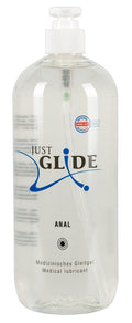 Just Glide Anal 1000ml - Lubrificante Vegano con Complesso Rilassante alle 7 Piante