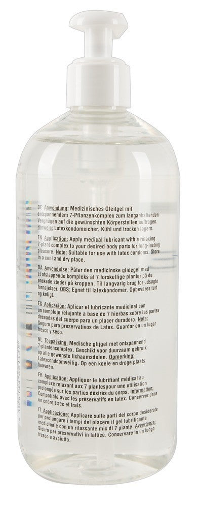 Just Glide Anal Waterbased - Gel Lubrificante Vegano con 7 Piante (500ml)
