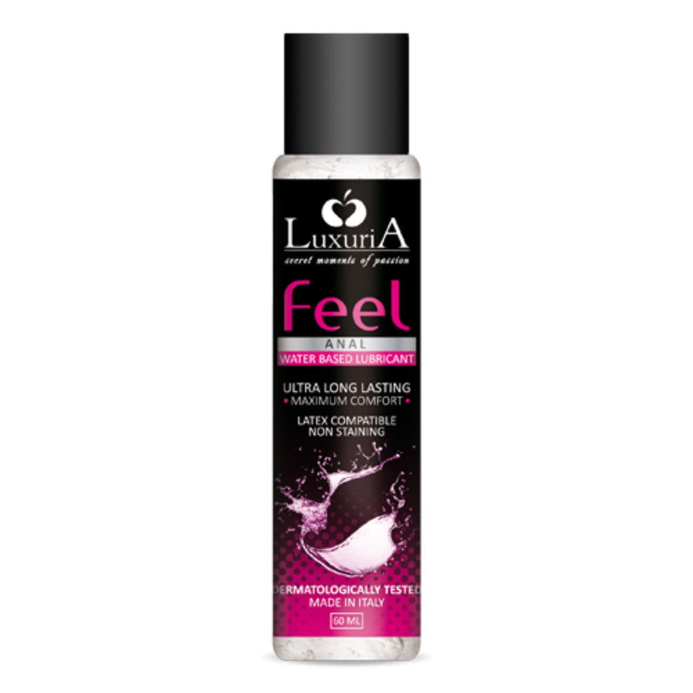 Luxuria Feel Anal 60ml - Lubrificante Anale a Base Acquosa con Estratti Naturali