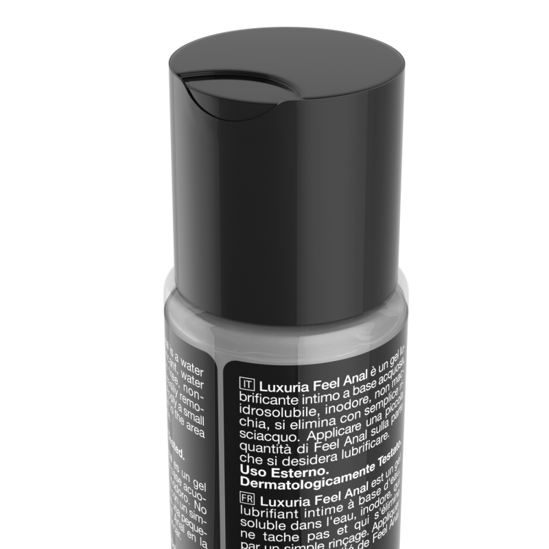 Luxuria Feel Anal 60ml - Lubrificante Anale a Base Acquosa con Estratti Naturali