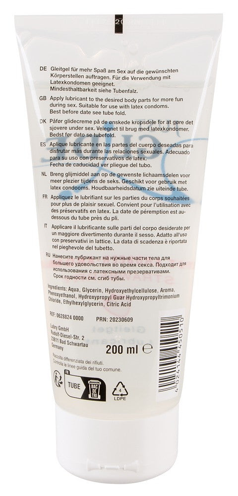Just Glide Strawberry 200ml - Lubrificante a Base Acquosa al Gusto Fragola