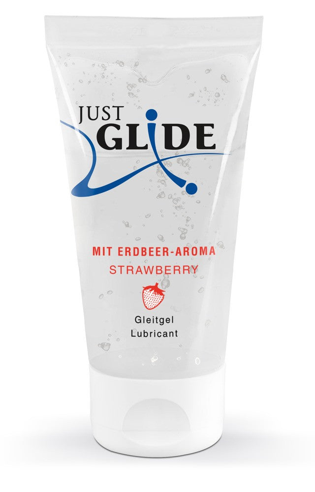 Just Glide Strawberry 50ml - Lubrificante a Base Acquosa Gusto Fragola (Travel Size)