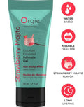 Orgie Lube Tube Strawberry Mojito 50ml - Lubrificante Baciabile Gusto Cocktail