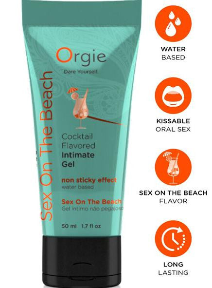 Orgie Lube Tube Sex on the Beach 50ml - Lubrificante Baciabile Gusto Cocktail