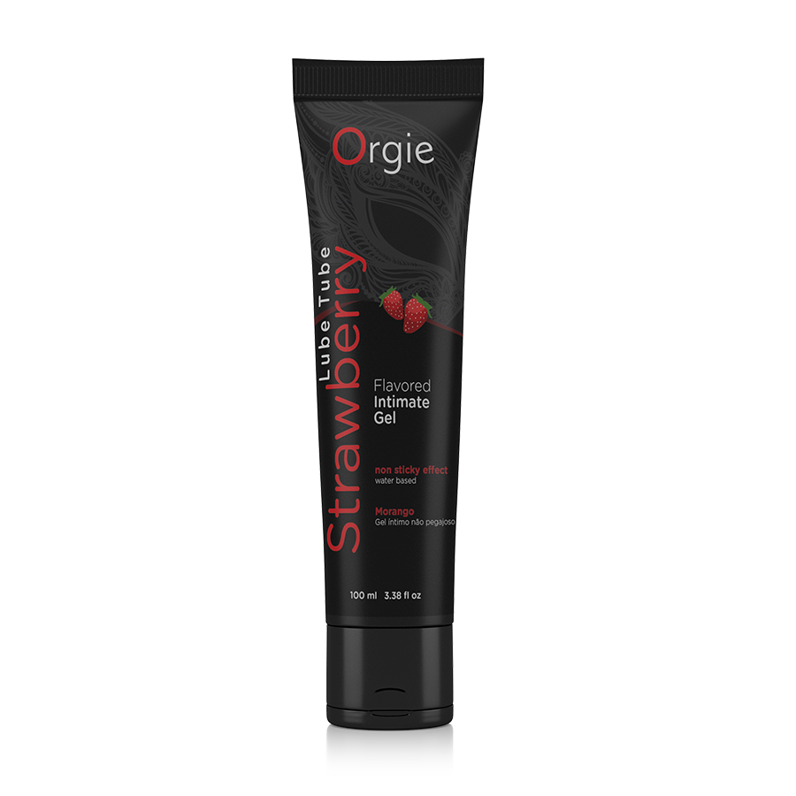 Orgie Lube Tube Fragola 100 ml - Lubrificante Intimo di Alta Qualità