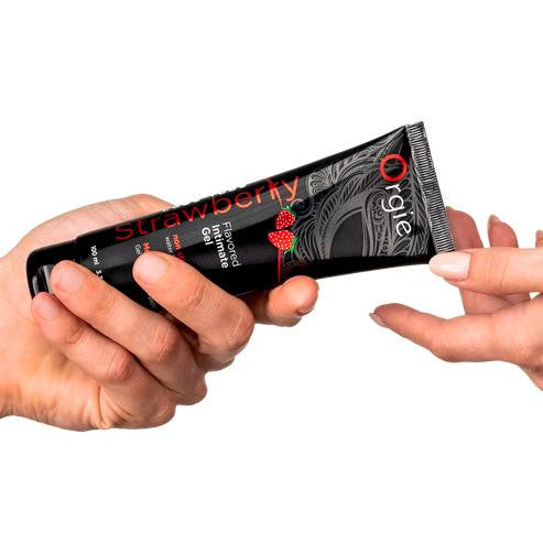 Orgie Lube Tube Fragola 100 ml - Lubrificante Intimo di Alta Qualità