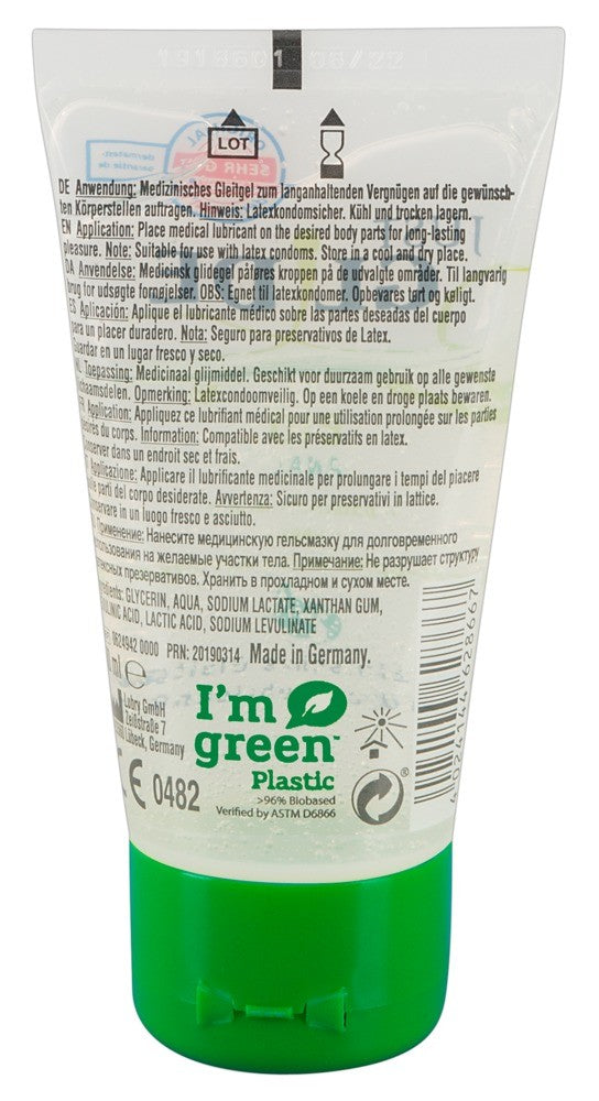 Just Glide Bio Anal - Lubrificante Organico Vegano in Tubo Eco-Sostenibile (100ml)