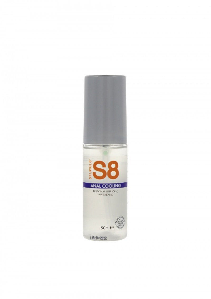 S8 Waterbase Anal Cooling 50ml - Gel Anale Rinfrescante (Formato Travel)