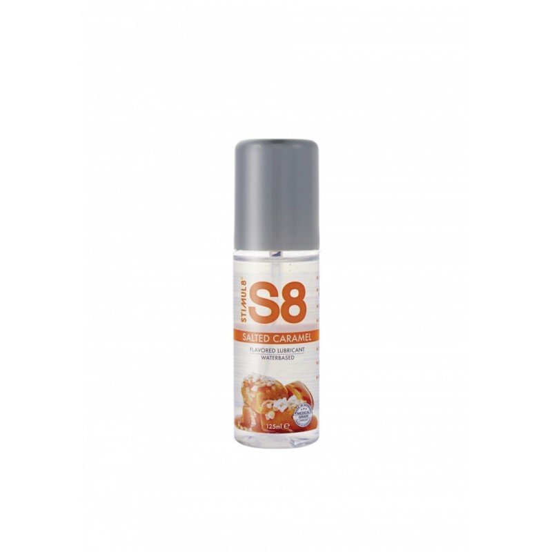 S8 Waterbase Flavored Caramello 125ml - Lubrificante Edibile di Grado Medico