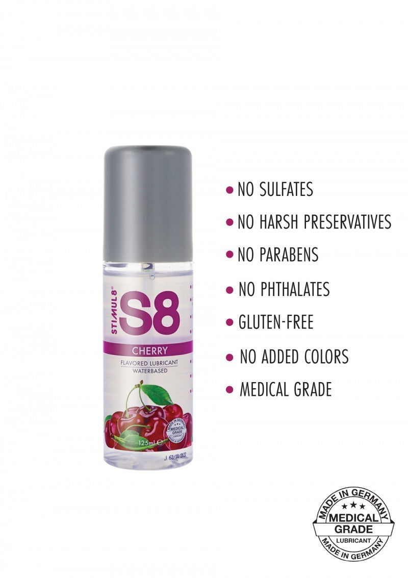S8 Waterbase Flavored 125ml - Lubrificante Edibile di Grado Medico