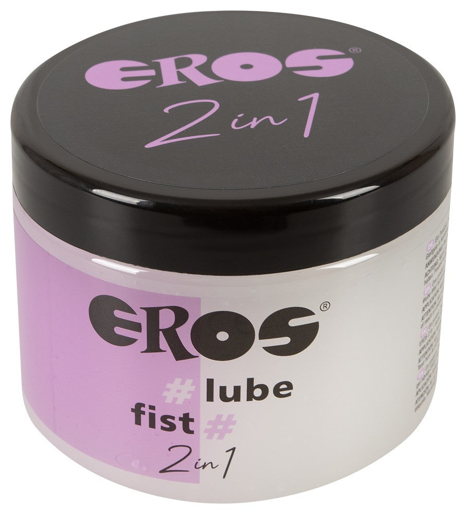 EROS 2in1 Lube & Fist 500ml - Lubrificante Ibrido Extra Scivoloso per Toy XXL