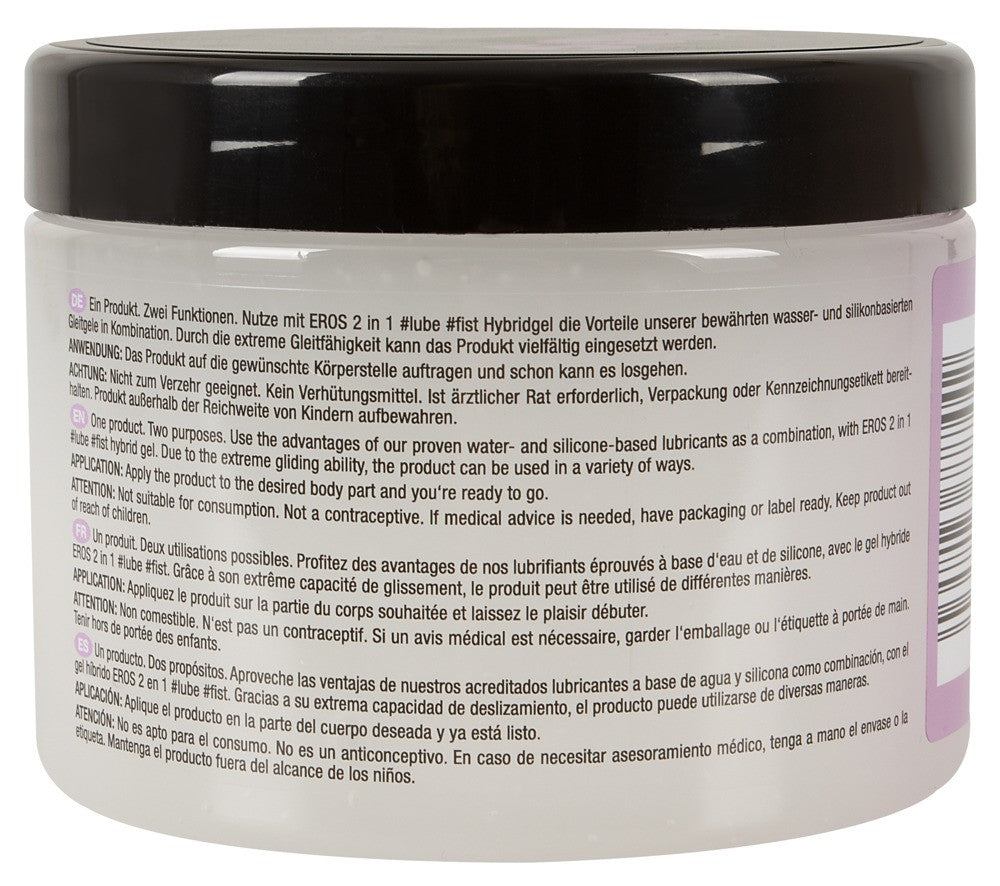 EROS 2in1 Lube & Fist 500ml - Lubrificante Ibrido Extra Scivoloso per Toy XXL