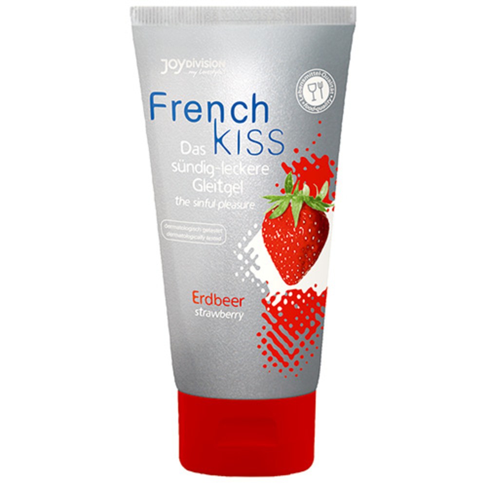 Lick-it French Kiss Strawberry 75ml - Lubrificante Commestibile alla Fragola