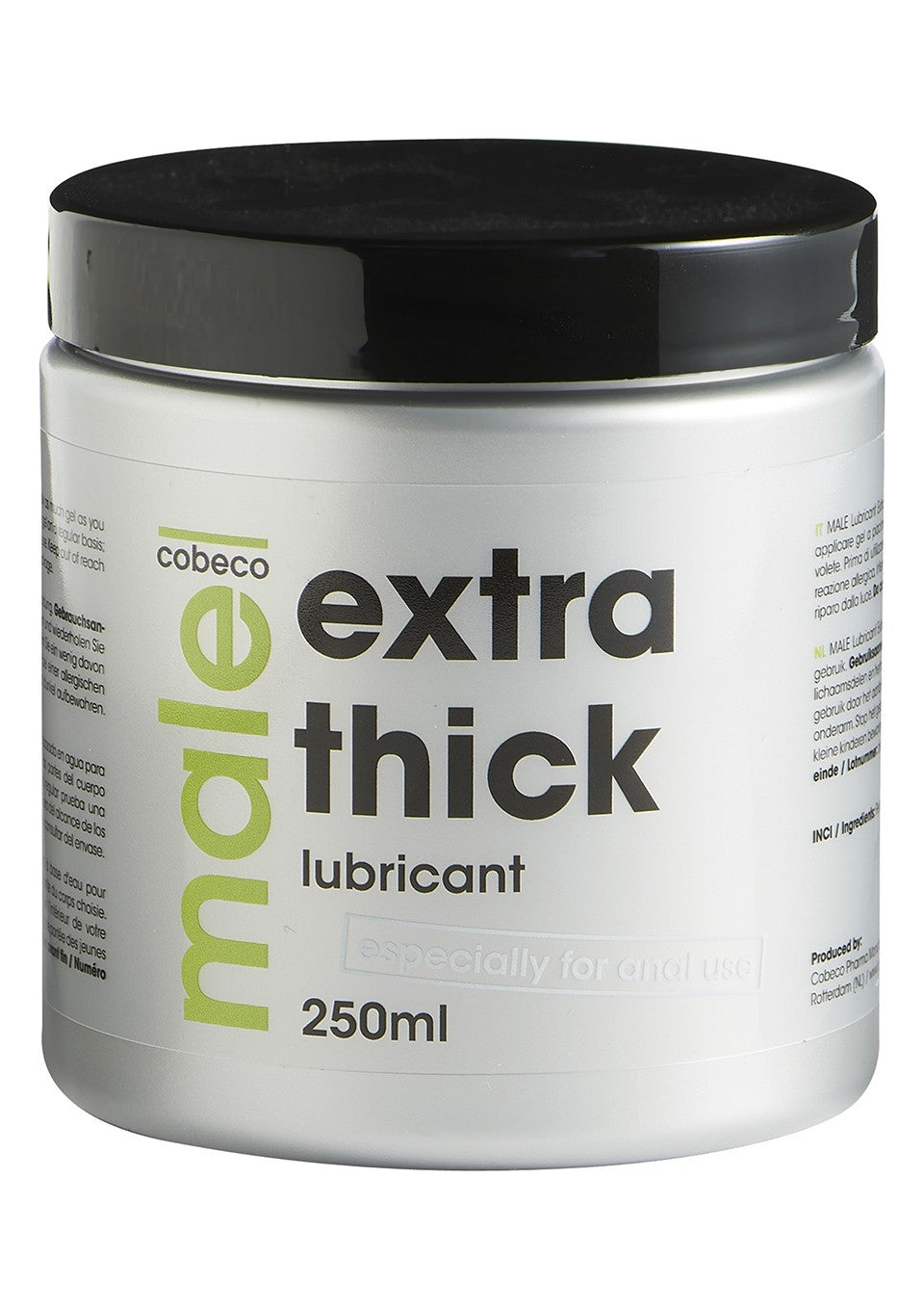 Cobeco Male Extra Thick 250ml - Lubrificante Maschile a Densità Superiore