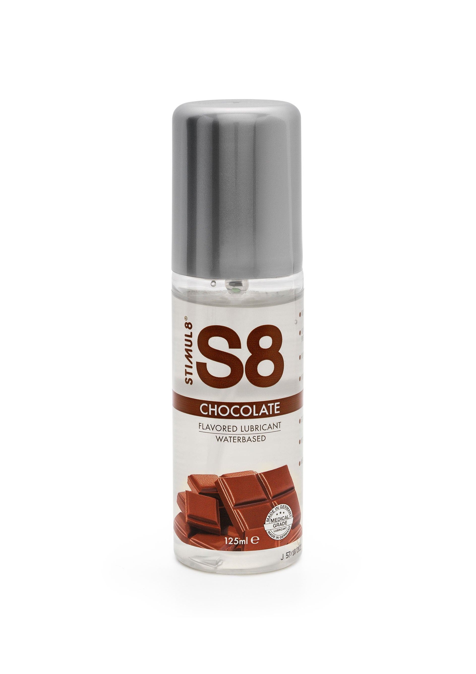 S8 Flavored Lube Cioccolato 125ml - Lubrificante Bio-Friendly Grado Medico