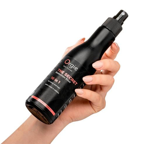 Elisir di Seduzione Segreto 10 in 1 - Lozione Spray Feromoni Corpo e Capelli