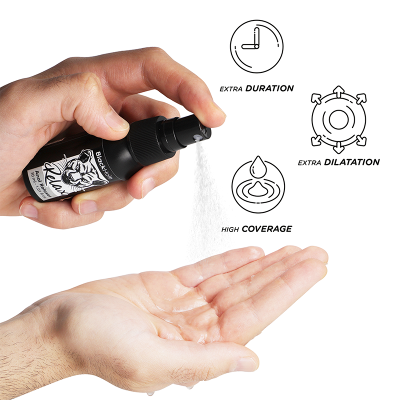 Black Hole Anal Comfort Spray - Spray Intimo Idratante ad Azione Rapida (30ml)