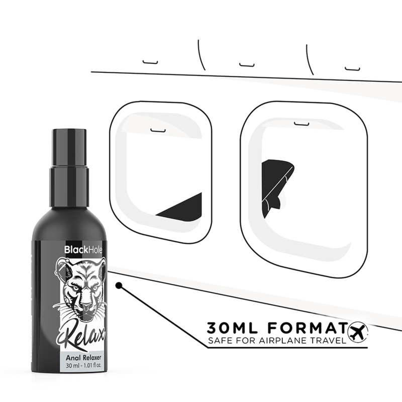 Black Hole Anal Comfort Spray - Spray Intimo Idratante ad Azione Rapida (30ml)