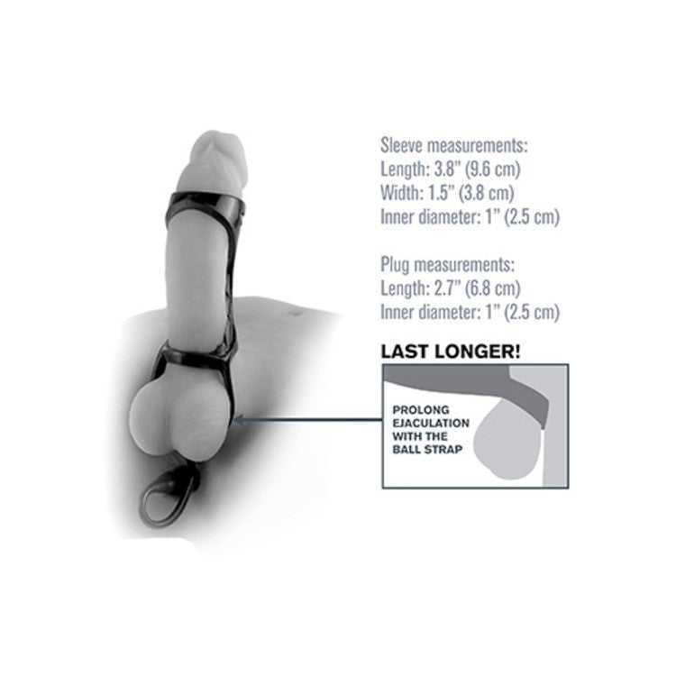 Fantasy X-Tensions Extreme Enhancer - Guaina Fallica con Plug Anale Integrato